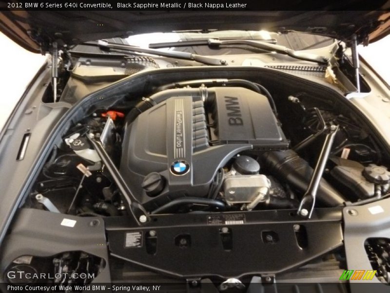  2012 6 Series 640i Convertible Engine - 3.0 Liter DI TwinPower Turbo DOHC 24-Valve VVT Inline 6 Cylinder