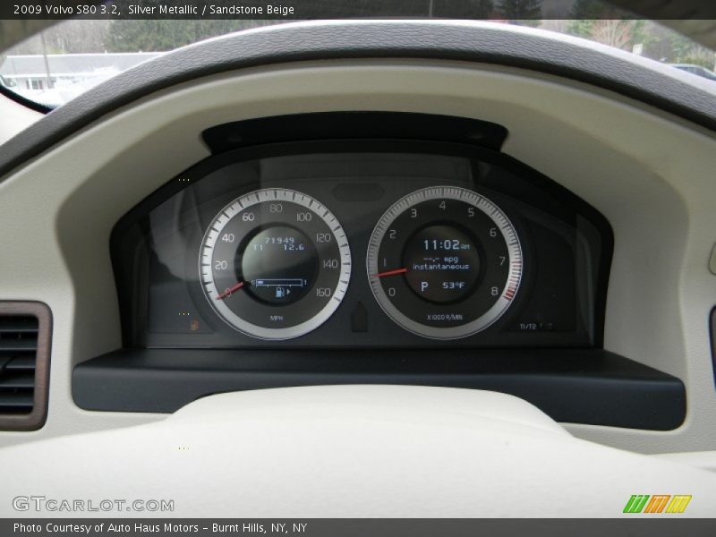 Silver Metallic / Sandstone Beige 2009 Volvo S80 3.2