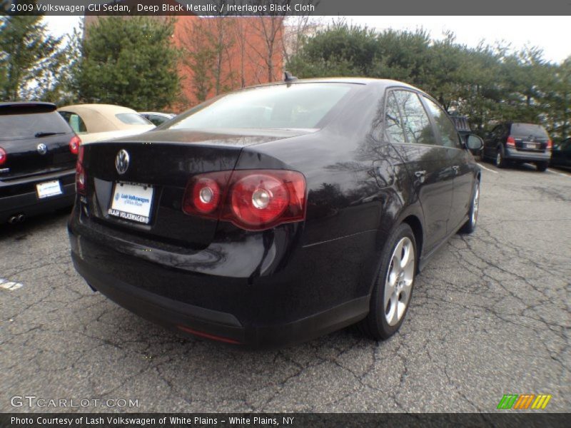 Deep Black Metallic / Interlagos Black Cloth 2009 Volkswagen GLI Sedan