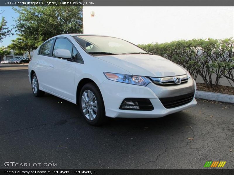 Taffeta White / Gray 2012 Honda Insight EX Hybrid