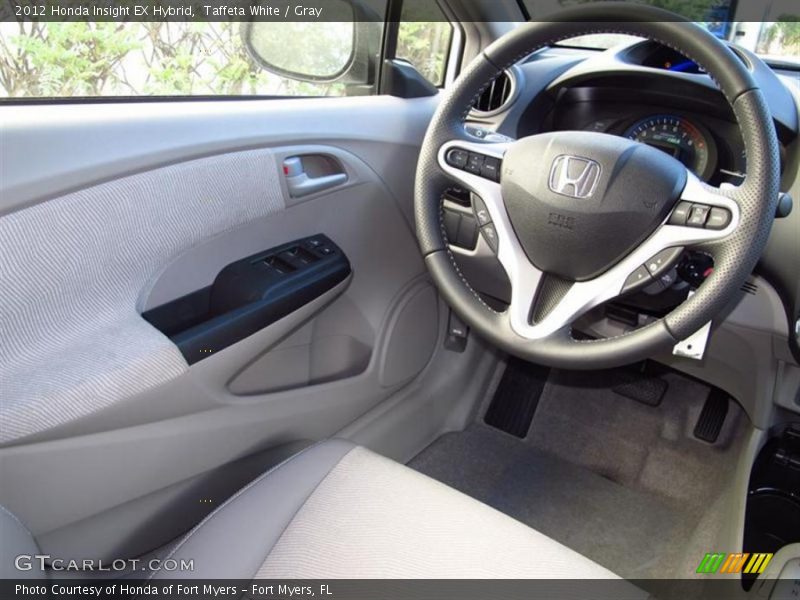 Taffeta White / Gray 2012 Honda Insight EX Hybrid