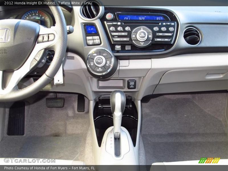 Taffeta White / Gray 2012 Honda Insight EX Hybrid