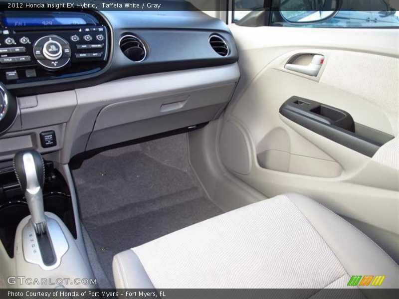 Taffeta White / Gray 2012 Honda Insight EX Hybrid