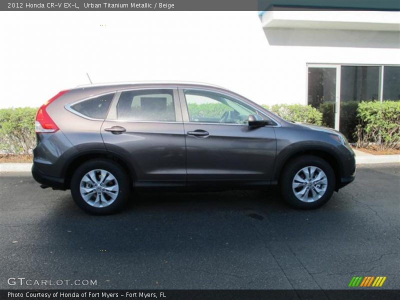 Urban Titanium Metallic / Beige 2012 Honda CR-V EX-L