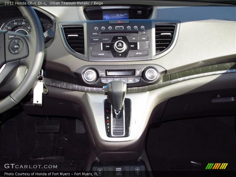 Urban Titanium Metallic / Beige 2012 Honda CR-V EX-L