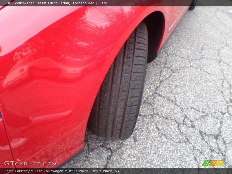 Tornado Red / Black 2008 Volkswagen Passat Turbo Sedan