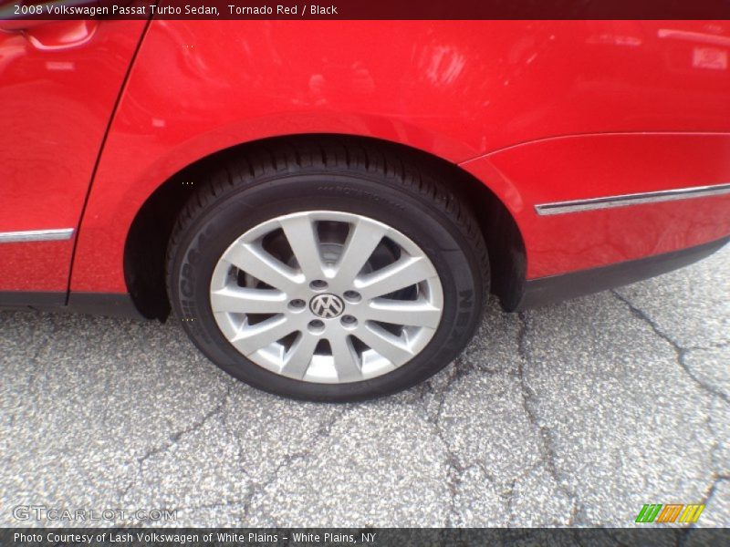 Tornado Red / Black 2008 Volkswagen Passat Turbo Sedan