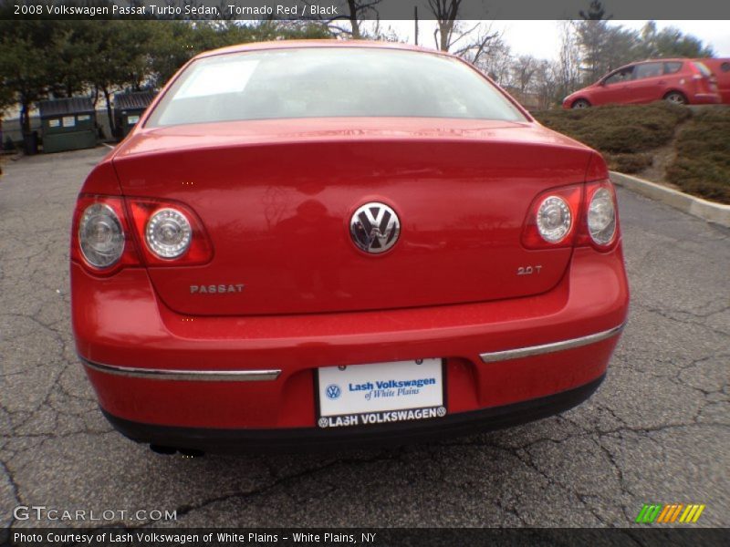 Tornado Red / Black 2008 Volkswagen Passat Turbo Sedan