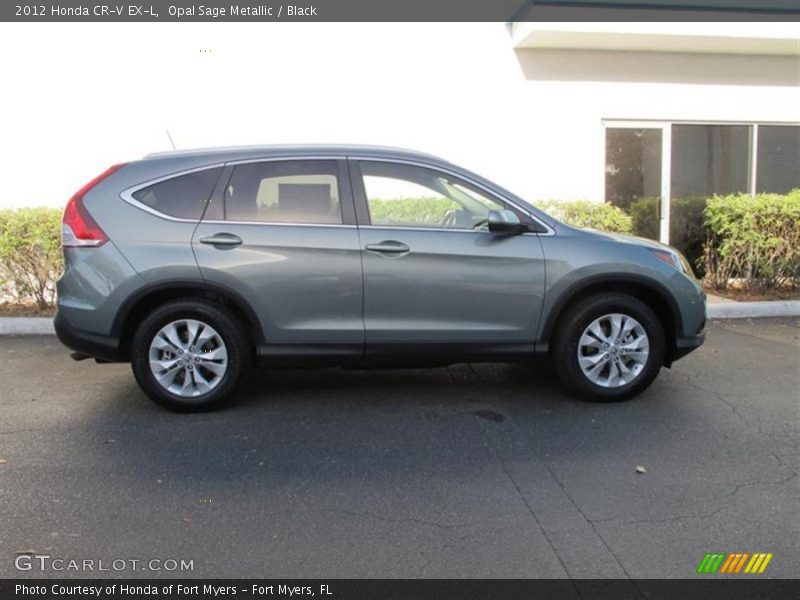 Opal Sage Metallic / Black 2012 Honda CR-V EX-L