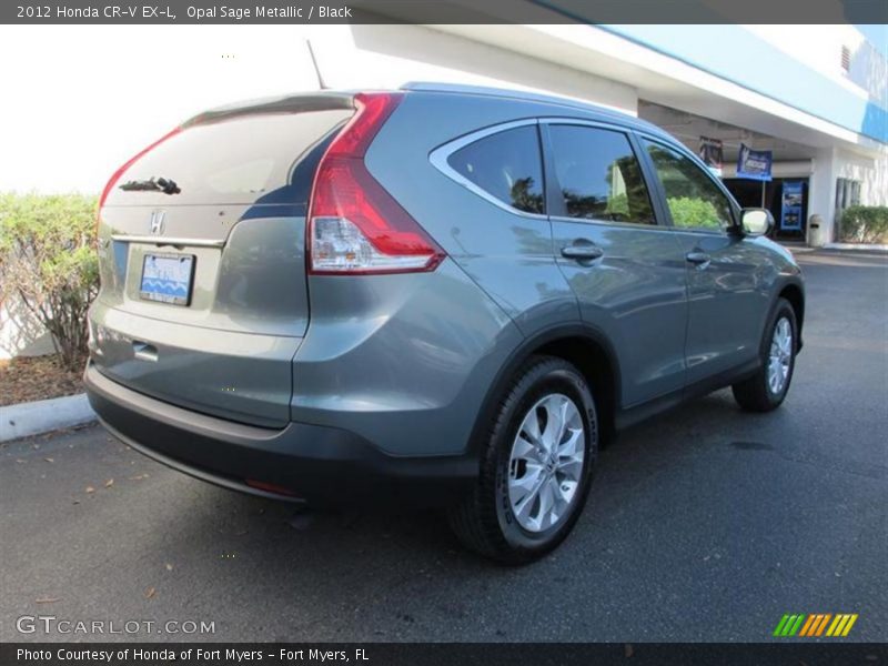Opal Sage Metallic / Black 2012 Honda CR-V EX-L