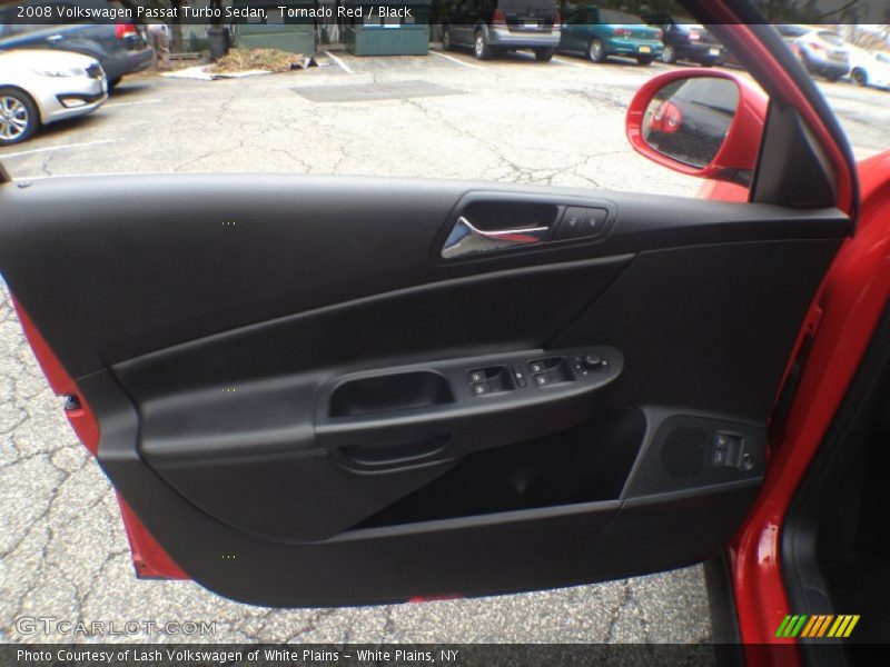 Tornado Red / Black 2008 Volkswagen Passat Turbo Sedan
