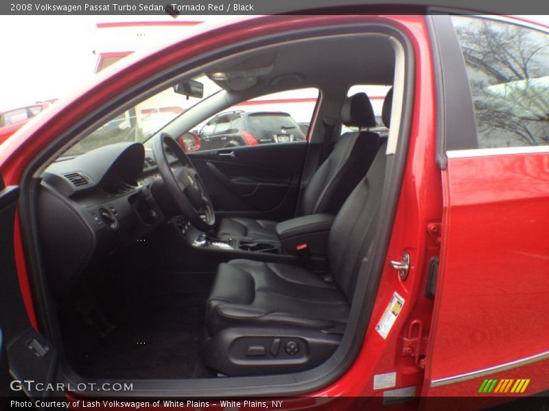 Tornado Red / Black 2008 Volkswagen Passat Turbo Sedan