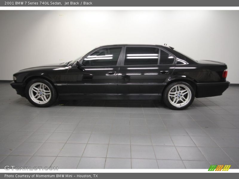 Jet Black / Black 2001 BMW 7 Series 740iL Sedan