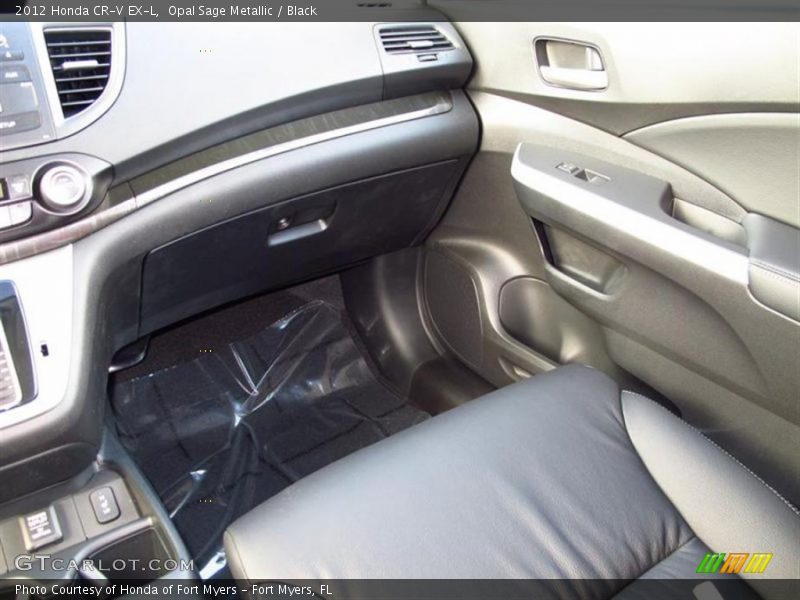 Opal Sage Metallic / Black 2012 Honda CR-V EX-L