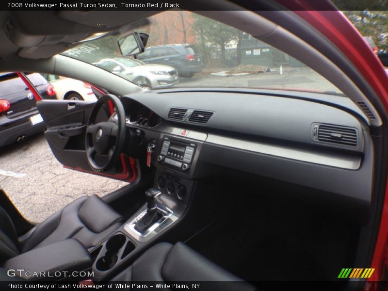 Tornado Red / Black 2008 Volkswagen Passat Turbo Sedan