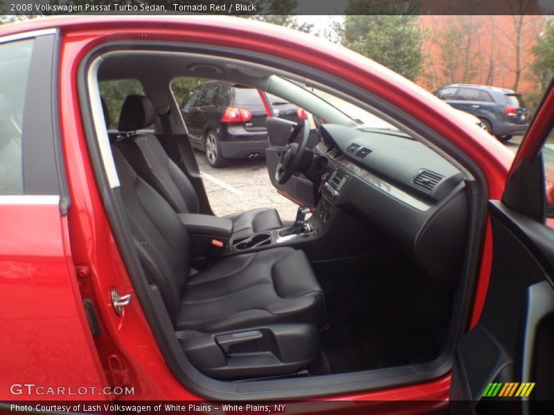 Tornado Red / Black 2008 Volkswagen Passat Turbo Sedan