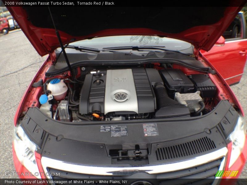 Tornado Red / Black 2008 Volkswagen Passat Turbo Sedan