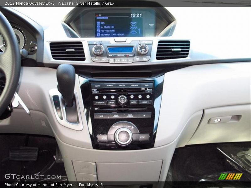 Alabaster Silver Metallic / Gray 2012 Honda Odyssey EX-L