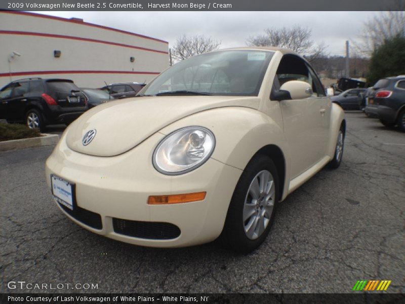 Harvest Moon Beige / Cream 2009 Volkswagen New Beetle 2.5 Convertible
