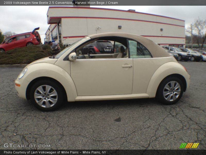 Harvest Moon Beige / Cream 2009 Volkswagen New Beetle 2.5 Convertible