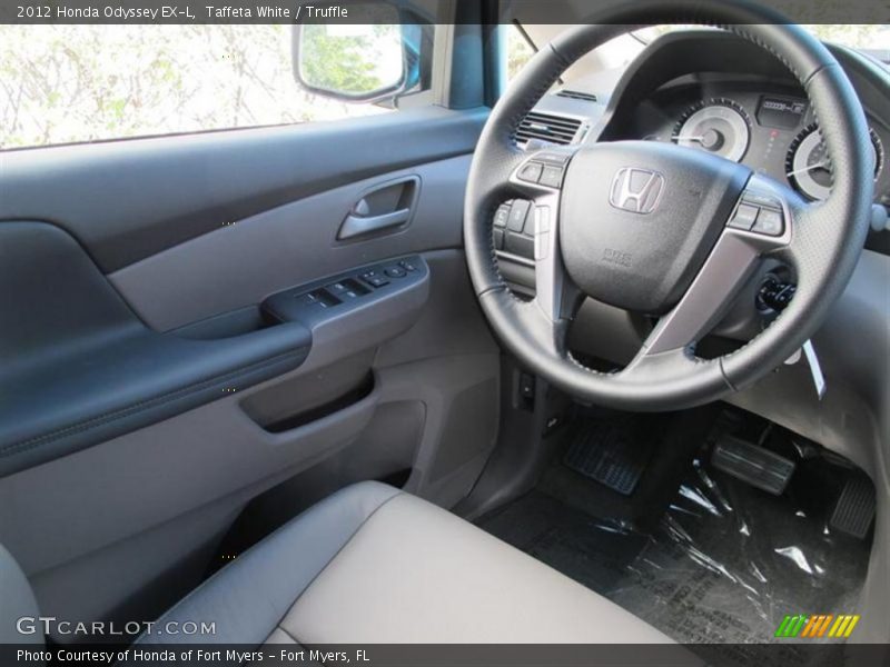 Taffeta White / Truffle 2012 Honda Odyssey EX-L