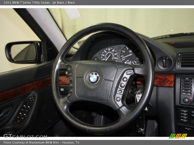 Jet Black / Black 2001 BMW 7 Series 740iL Sedan