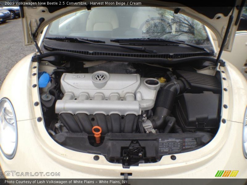  2009 New Beetle 2.5 Convertible Engine - 2.5 Liter DOHC 20-Valve 5 Cylinder