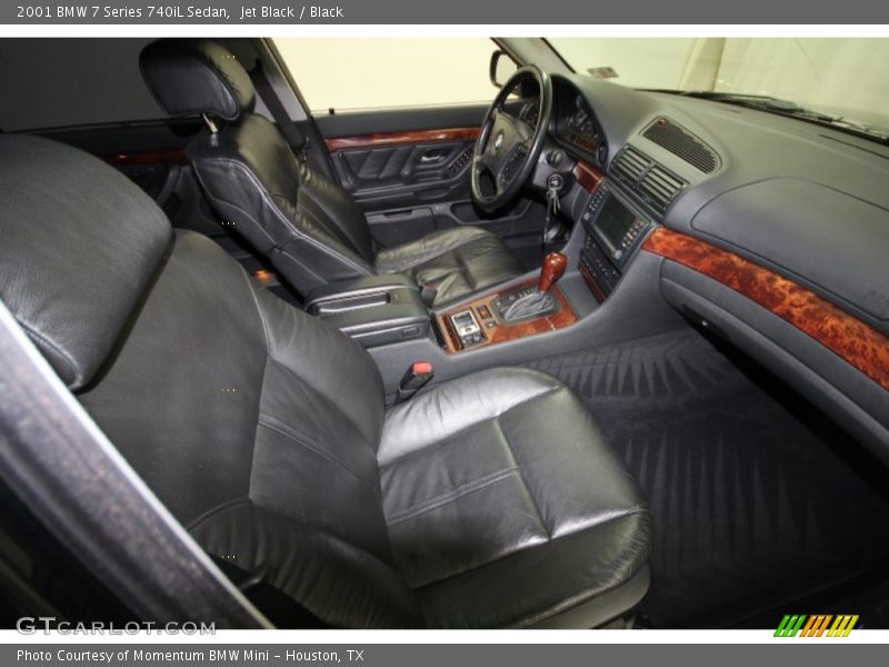 Jet Black / Black 2001 BMW 7 Series 740iL Sedan
