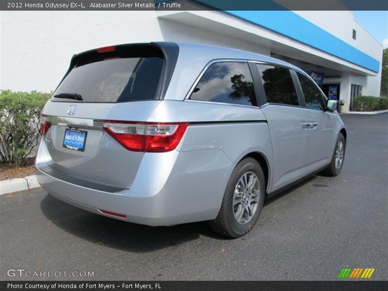 Alabaster Silver Metallic / Truffle 2012 Honda Odyssey EX-L