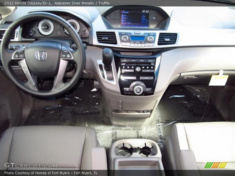 Alabaster Silver Metallic / Truffle 2012 Honda Odyssey EX-L
