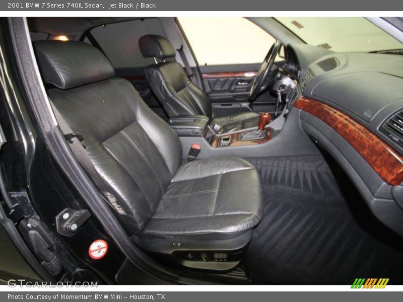 Jet Black / Black 2001 BMW 7 Series 740iL Sedan
