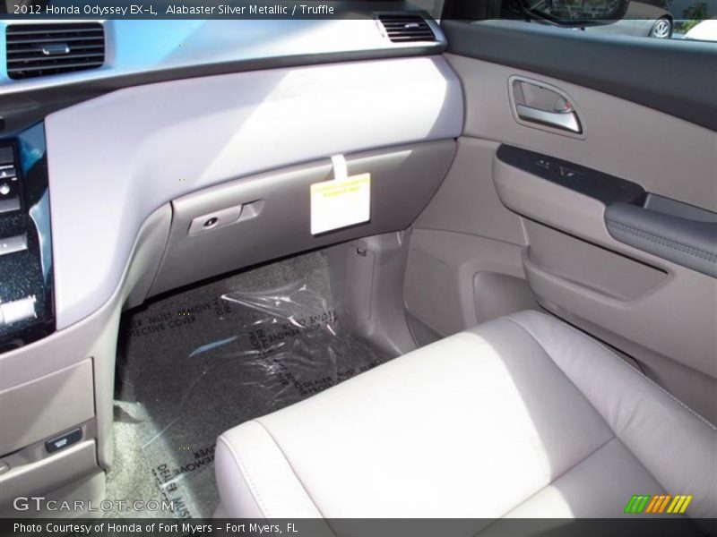 Alabaster Silver Metallic / Truffle 2012 Honda Odyssey EX-L
