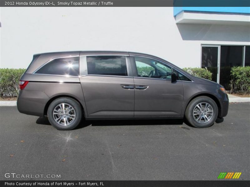 Smoky Topaz Metallic / Truffle 2012 Honda Odyssey EX-L