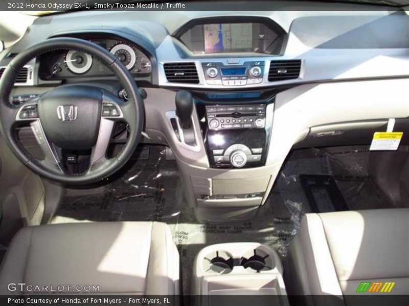 Smoky Topaz Metallic / Truffle 2012 Honda Odyssey EX-L