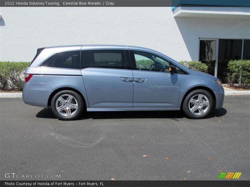 Celestial Blue Metallic / Gray 2012 Honda Odyssey Touring