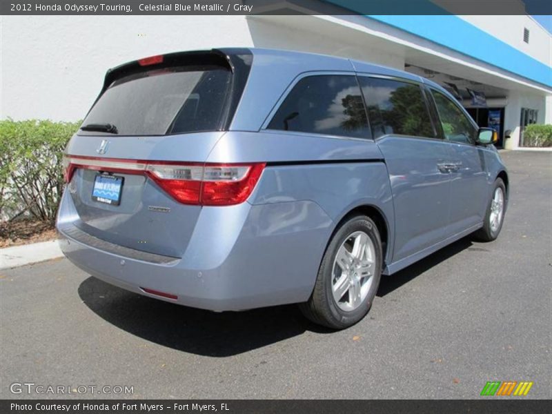 Celestial Blue Metallic / Gray 2012 Honda Odyssey Touring