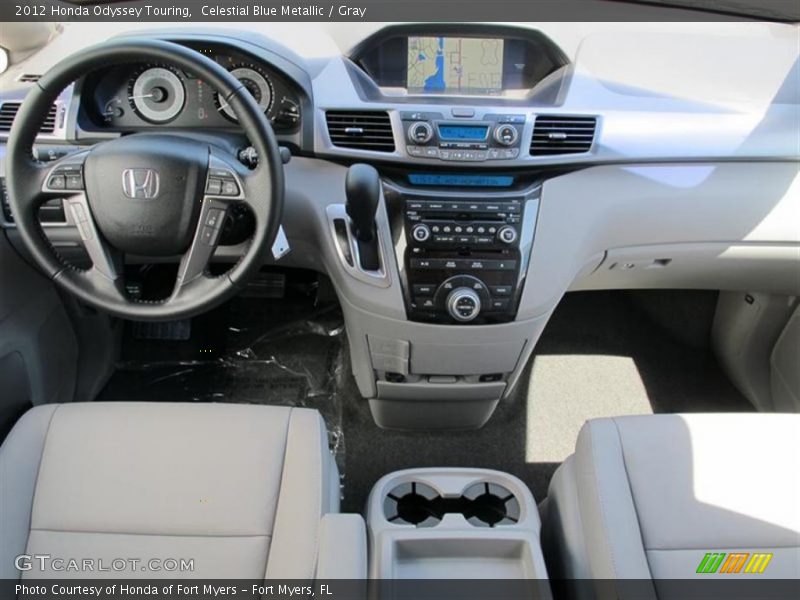 Celestial Blue Metallic / Gray 2012 Honda Odyssey Touring