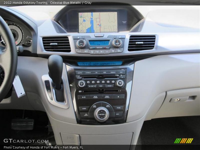 Celestial Blue Metallic / Gray 2012 Honda Odyssey Touring