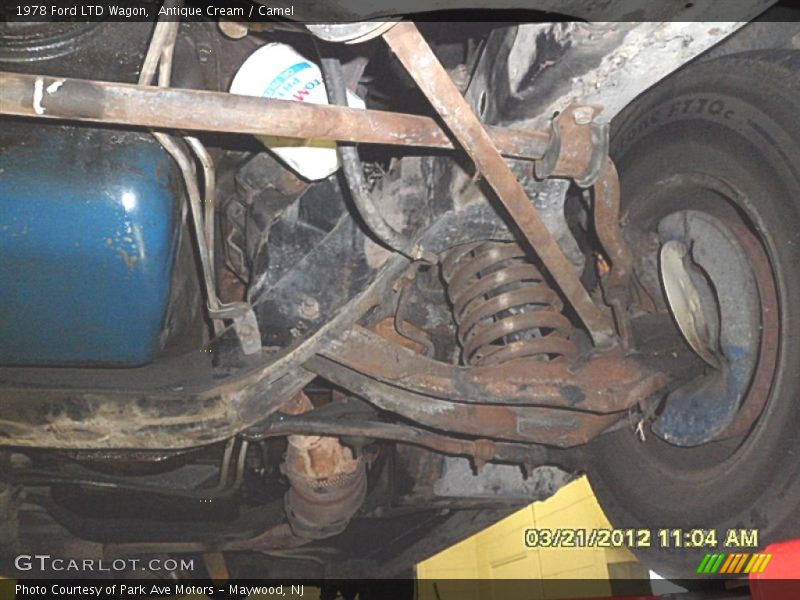 Undercarriage of 1978 LTD Wagon