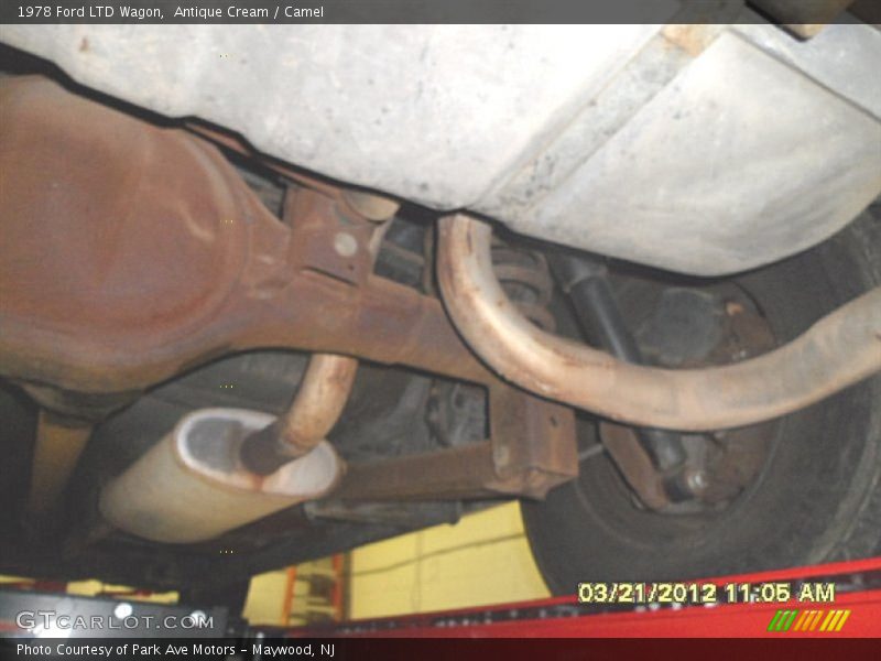 Undercarriage of 1978 LTD Wagon