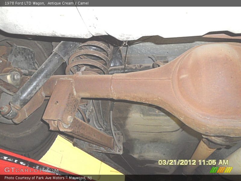 Undercarriage of 1978 LTD Wagon