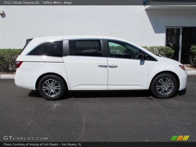 Taffeta White / Beige 2012 Honda Odyssey EX
