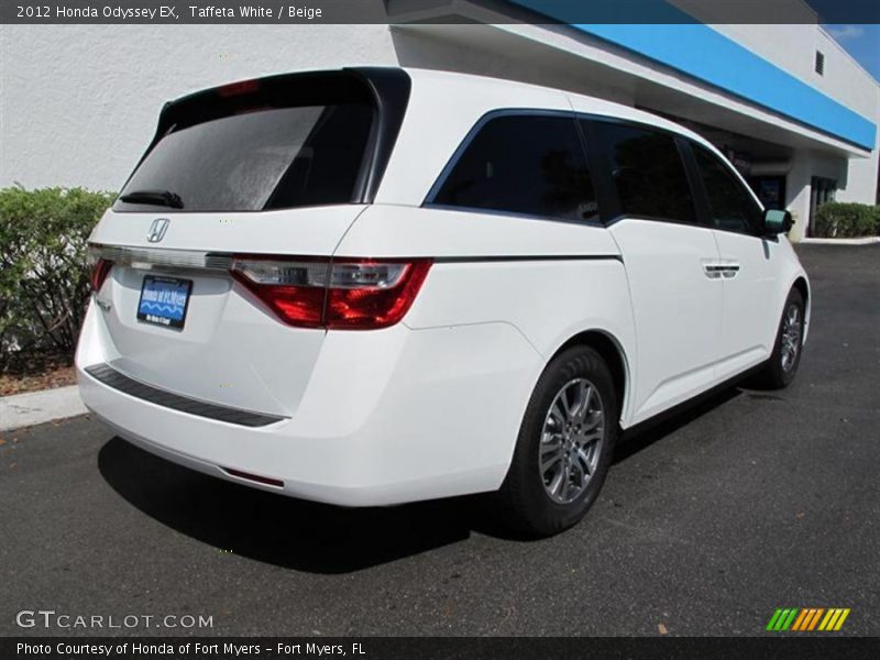 Taffeta White / Beige 2012 Honda Odyssey EX