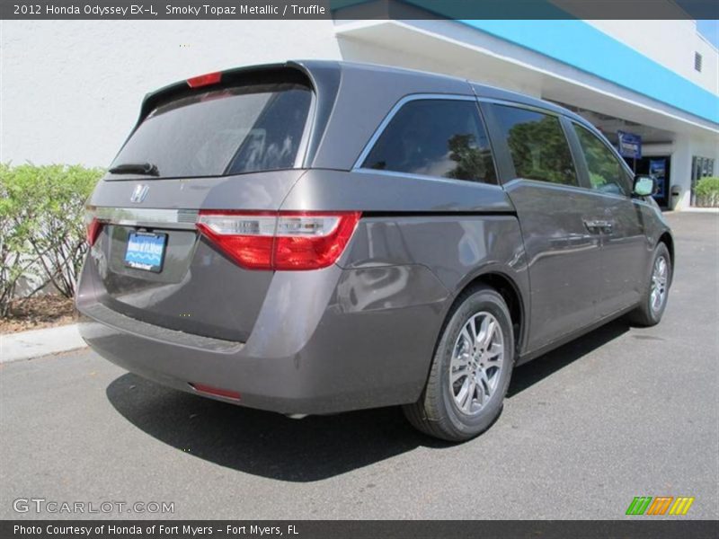 Smoky Topaz Metallic / Truffle 2012 Honda Odyssey EX-L