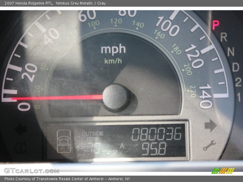 Nimbus Grey Metallic / Gray 2007 Honda Ridgeline RTL