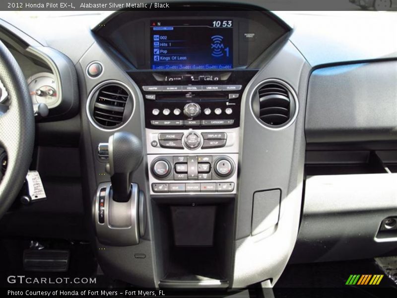 Alabaster Silver Metallic / Black 2012 Honda Pilot EX-L