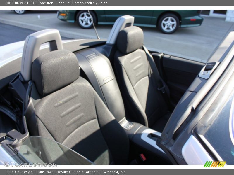 Titanium Silver Metallic / Beige 2008 BMW Z4 3.0i Roadster