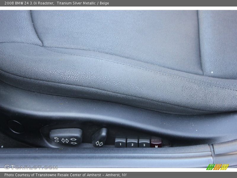 Titanium Silver Metallic / Beige 2008 BMW Z4 3.0i Roadster