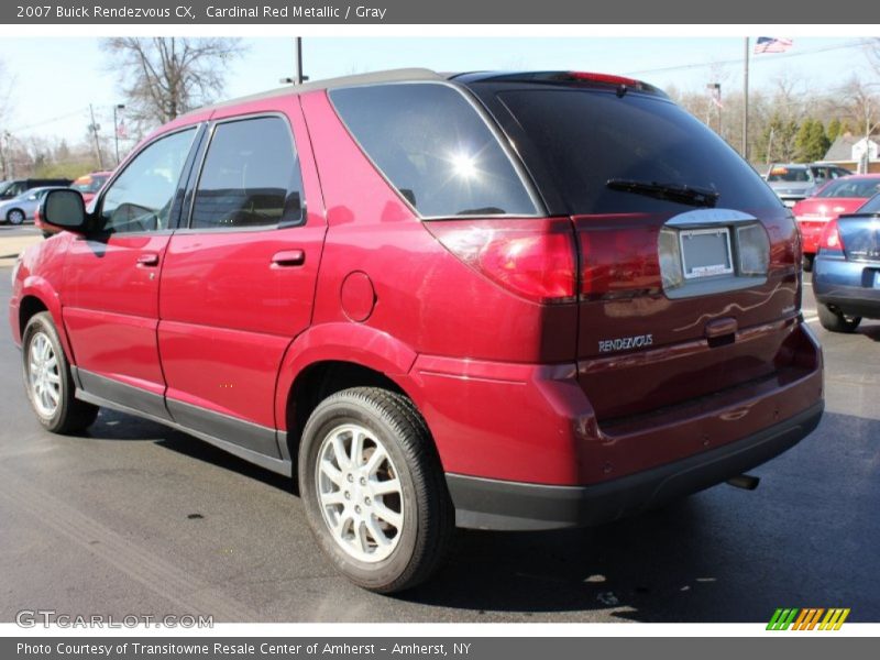 Cardinal Red Metallic / Gray 2007 Buick Rendezvous CX
