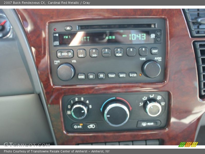 Cardinal Red Metallic / Gray 2007 Buick Rendezvous CX